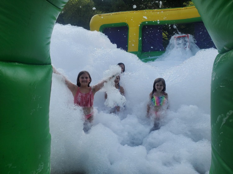 Backyard Foam Party Package rental add-on