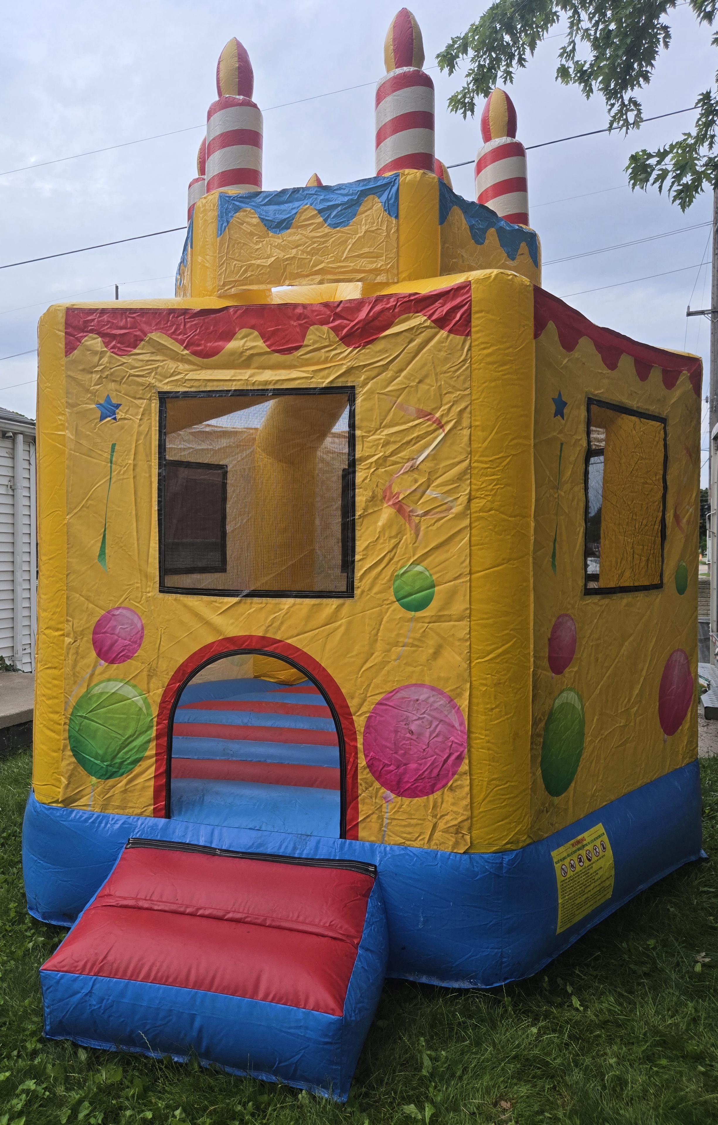 Birthday Cake Bouncer (small) rental add-on
