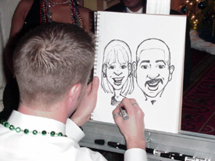 Caricature Artist rental add-on
