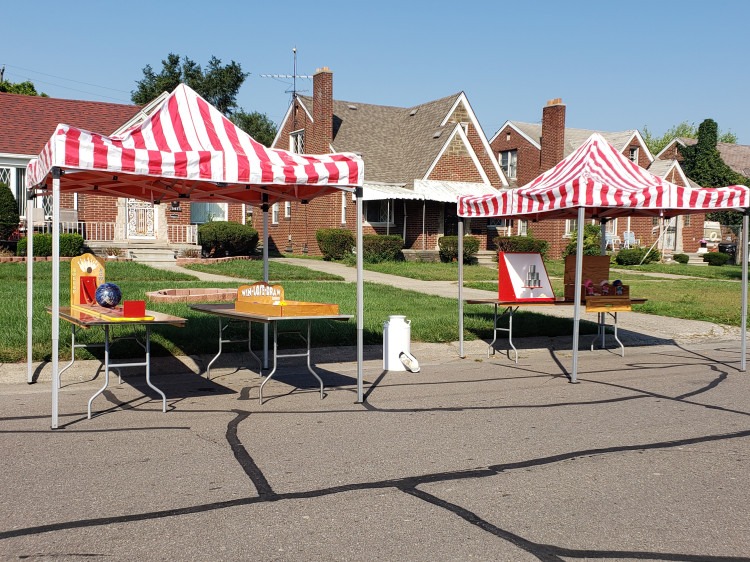 Carnival tent 8'x8' rental — BSA Events Metro Detroit