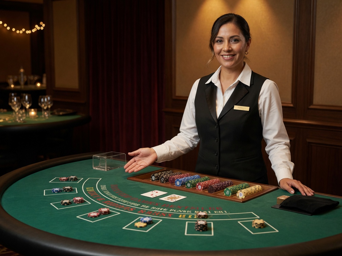 Casino Dealer or Cashier rental — BSA Events Metro Detroit