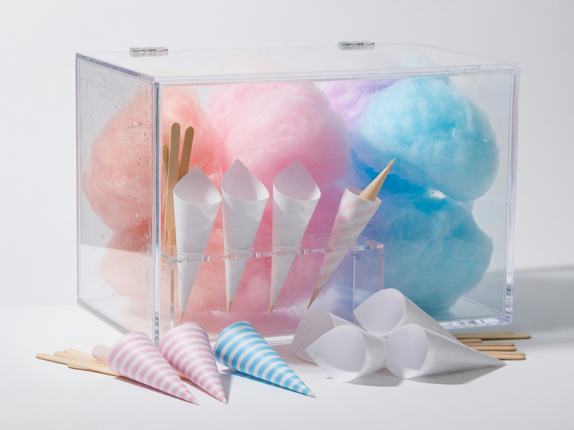 Cotton Candy Floss 50 servings rental add-on