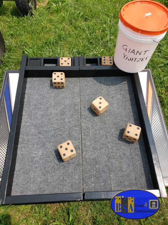 Giant Yahtzee rental — BSA Events Metro Detroit