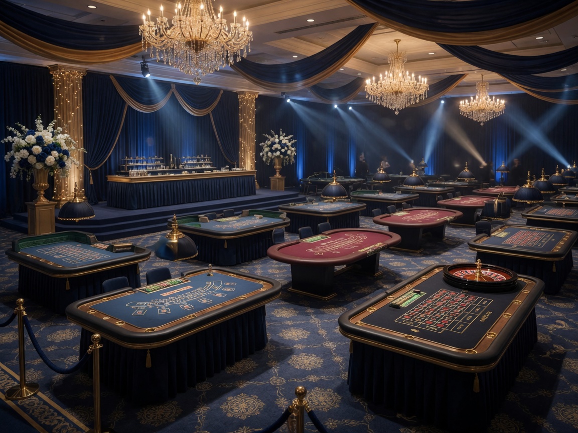 High Roller Executive Casino party 200-300 guests rental add-on