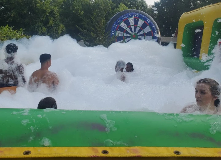 Patio / Poolside Foam Activation rental — BSA Events Metro Detroit