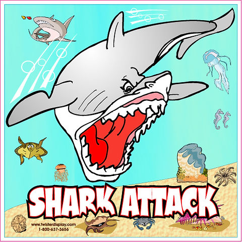 Tarp Toss game - Feed the Shark rental — BSA Events Metro Detroit
