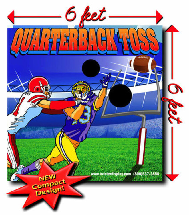 Tarp toss game - Football toss rental — BSA Events Metro Detroit