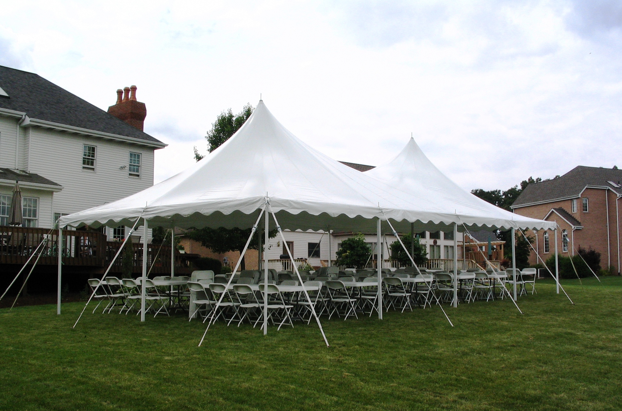 Tent 20x40 Pole rental add-on