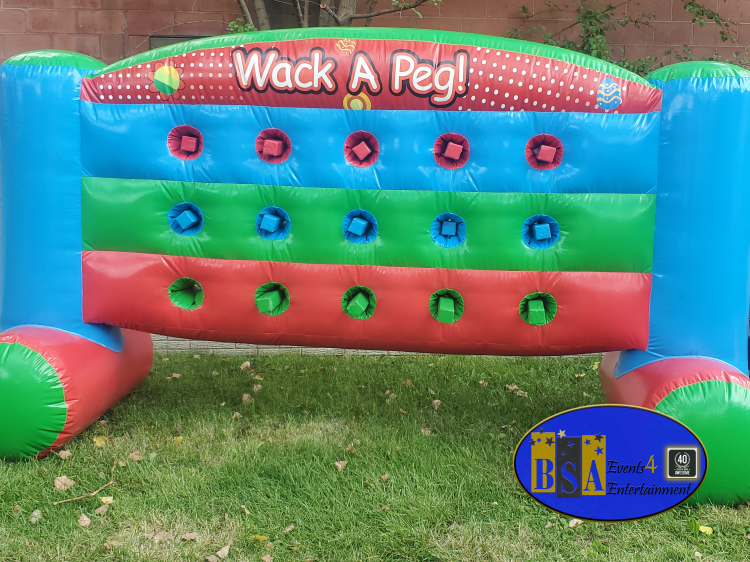 Whack a Peg inflatable rental — BSA Events Metro Detroit